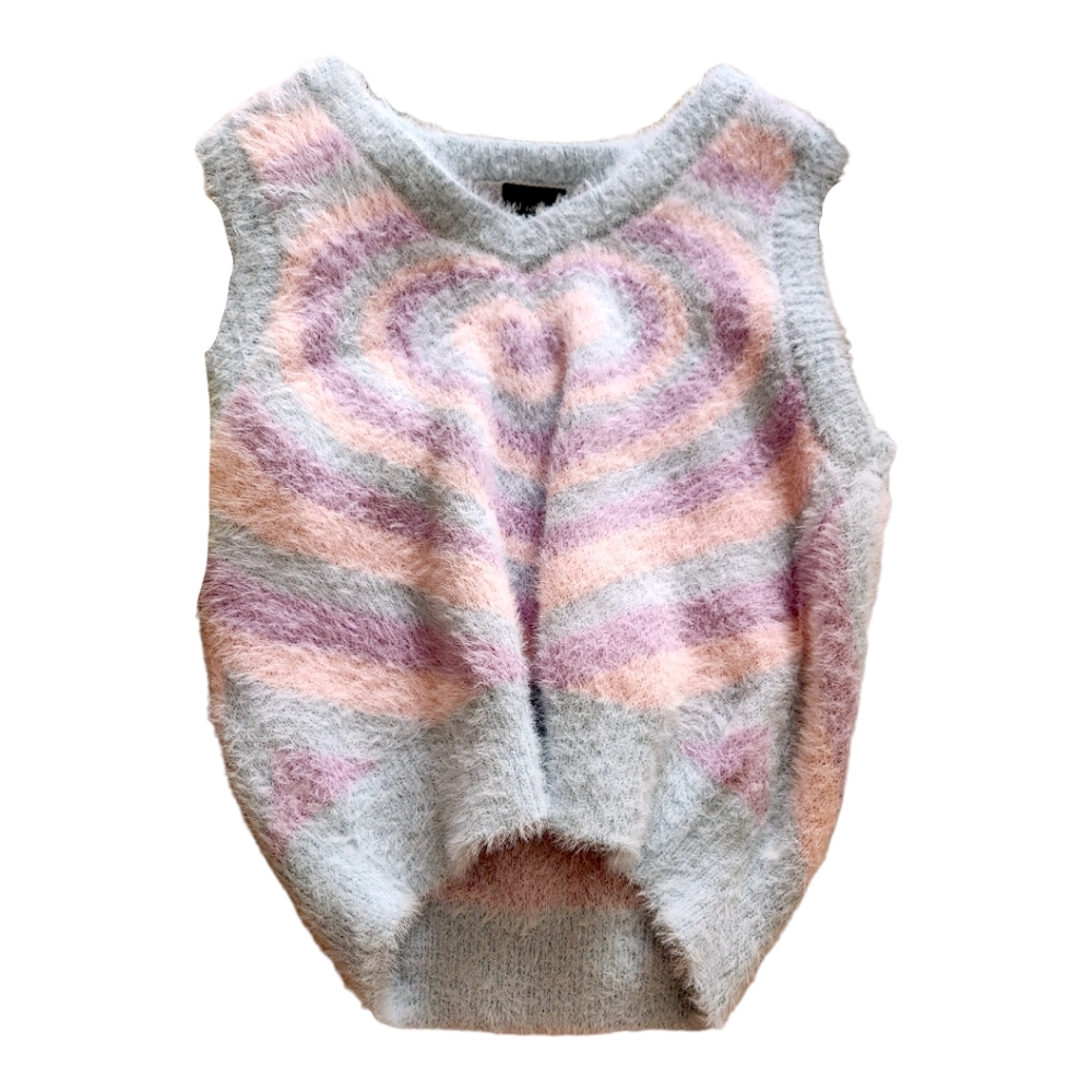 Hot Topic Pastel Sweater Vest NWOT